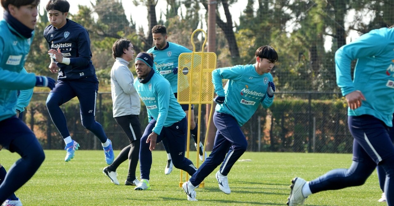 2025年1月6日 アビスパ福岡 雁ノ巣練習｜hybrid AVISPA