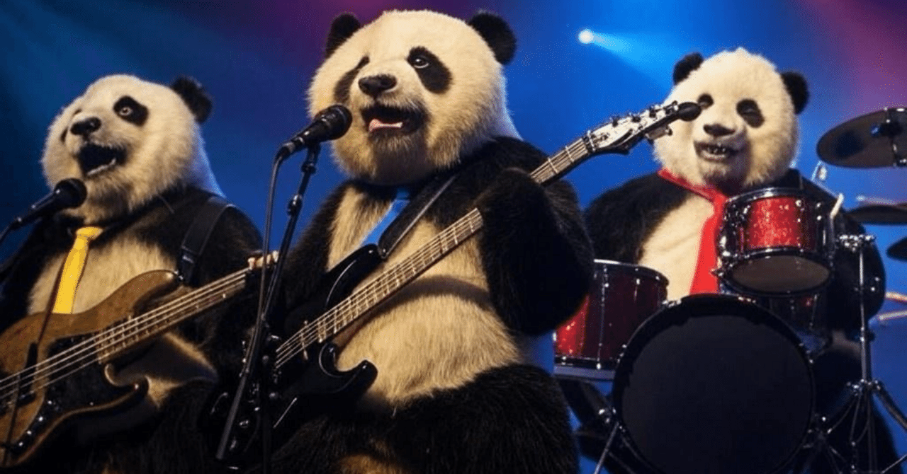 私のアイコン「青いネクタイのパンダ」について(AIイラストで遊んで