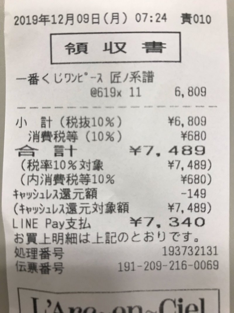 売れ残っているワンピース一番くじを買って売ってみた つっちー 電気工事チャンネル Note 売れ残っているワンピース一番くじを買って売ってみた つっちー 電気工事チャンネル Note