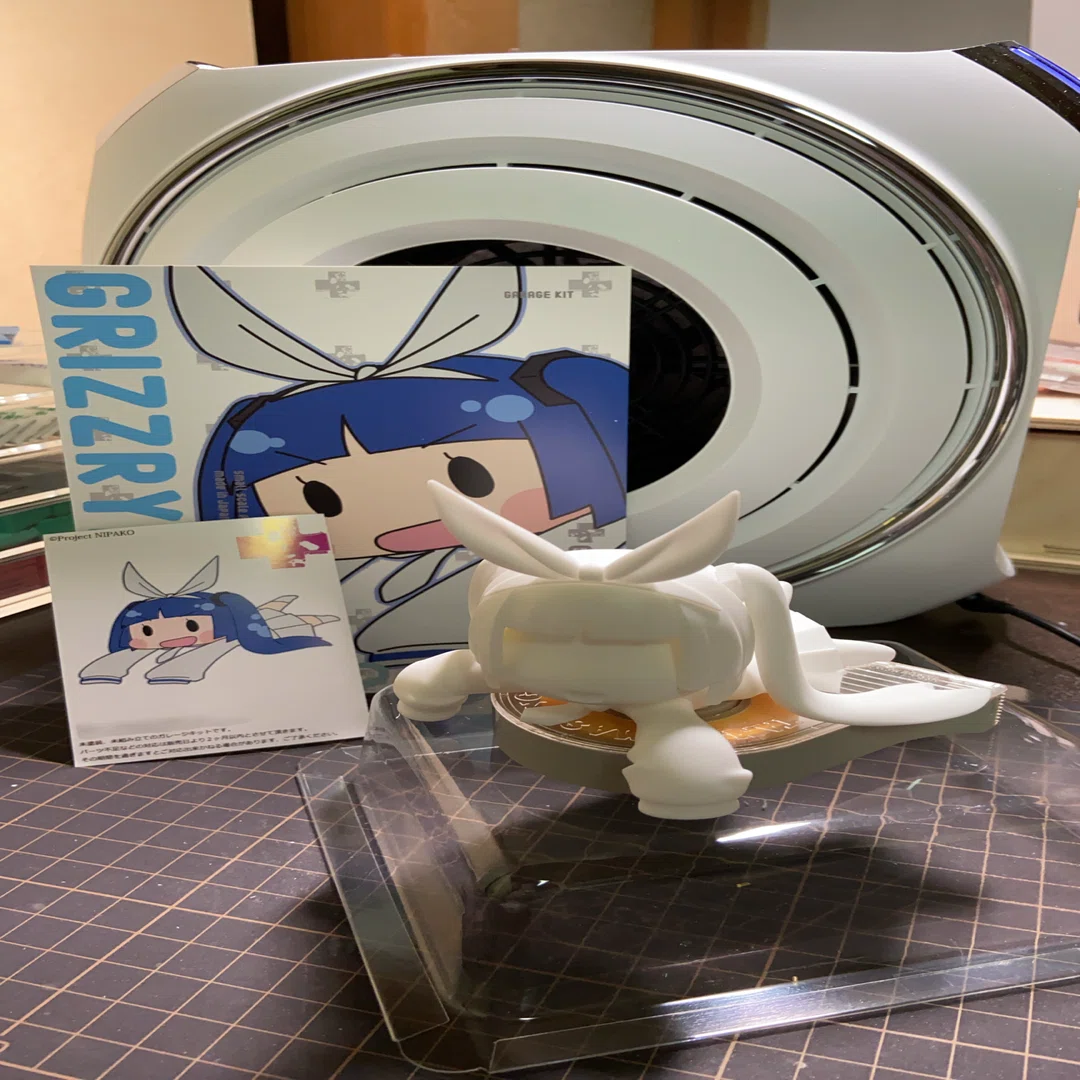 グリズリーパンダさん ガレージキット ちょい置きニパ子 制作記｜Paidea