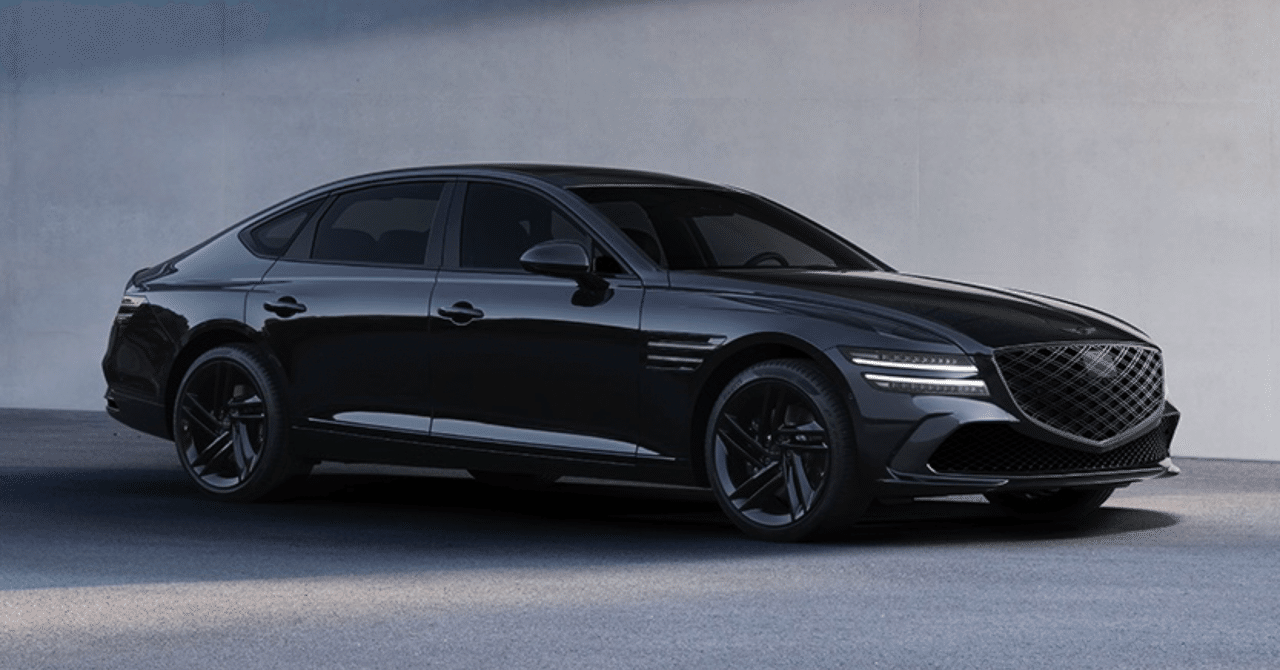 新車] ジェネシス、「G80 ブラック」を韓国で発売。G90、GV80、GV80