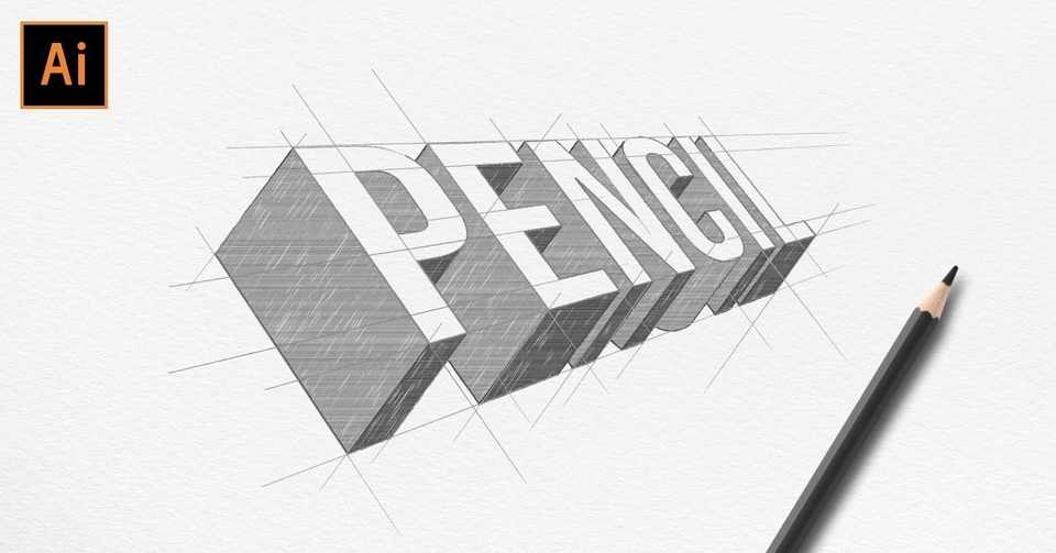 イラストレーターで鉛筆アートを描く イラストレーターチュートリアル Adobe Illustrator Cc 19 Tutorial Video トミー Tomcreative Note
