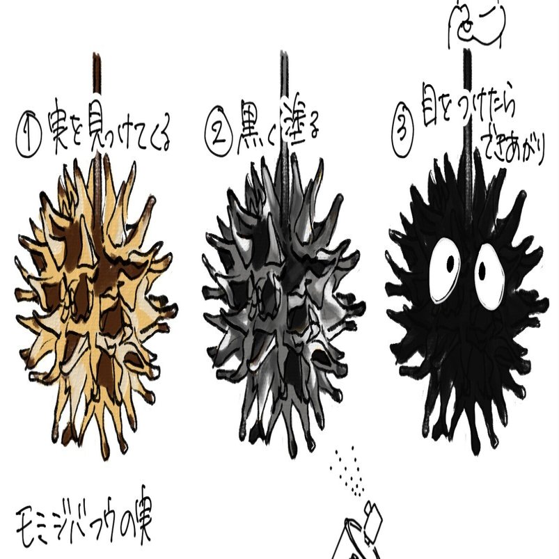 【まっくろくろすけ様引き渡し専用】 セット】ススワタリ 刺繍 まっくろくろすけ ワッペン スタジオジブリ