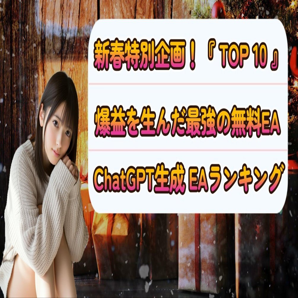 新春特別企画！ 爆益を生んだ最強の無料EAランキングTOP10｜まさやん