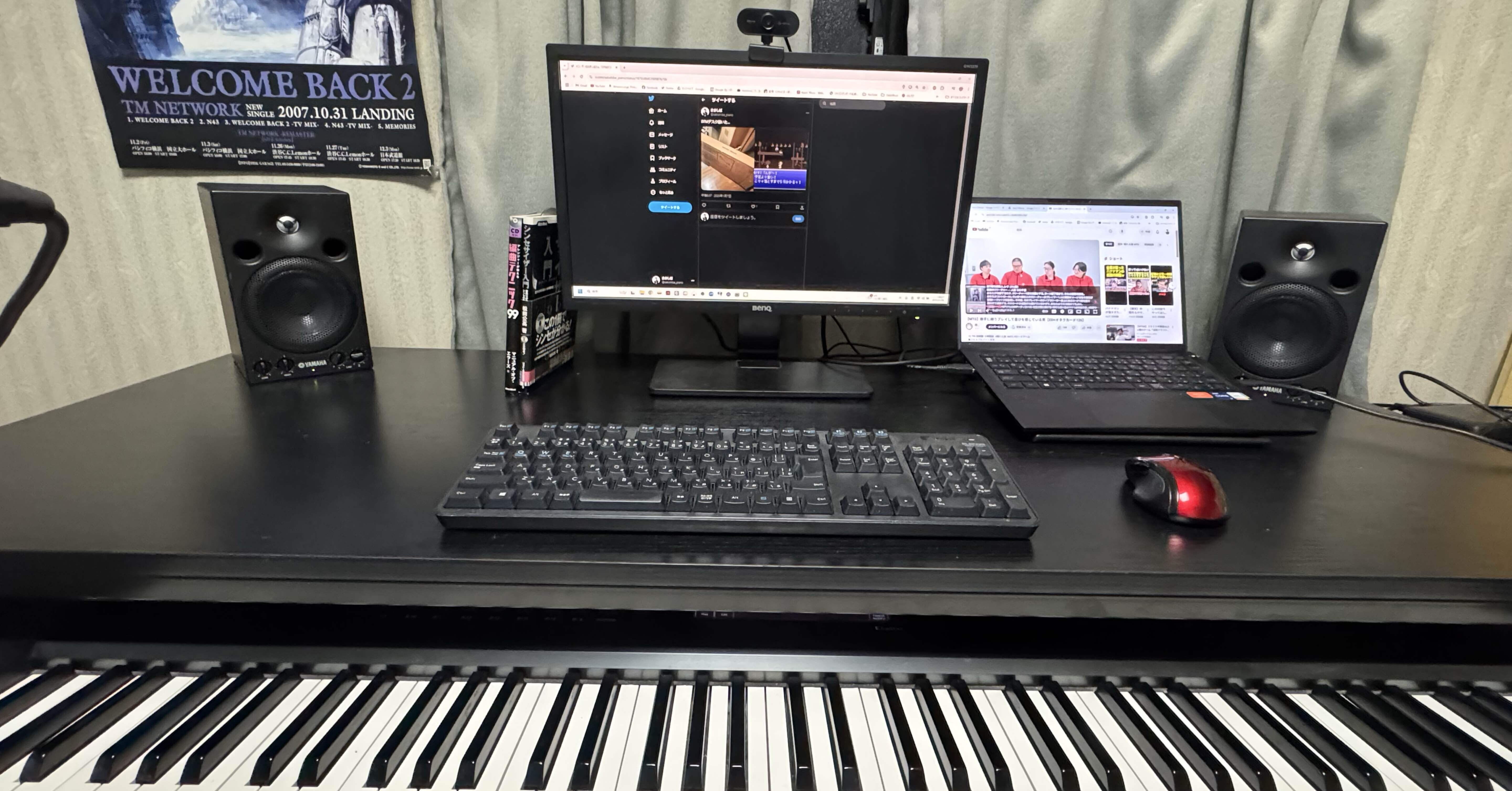 ついにDTMデスク（88鍵盤対応）を導入した｜さきしば（脱サラピアノマン）