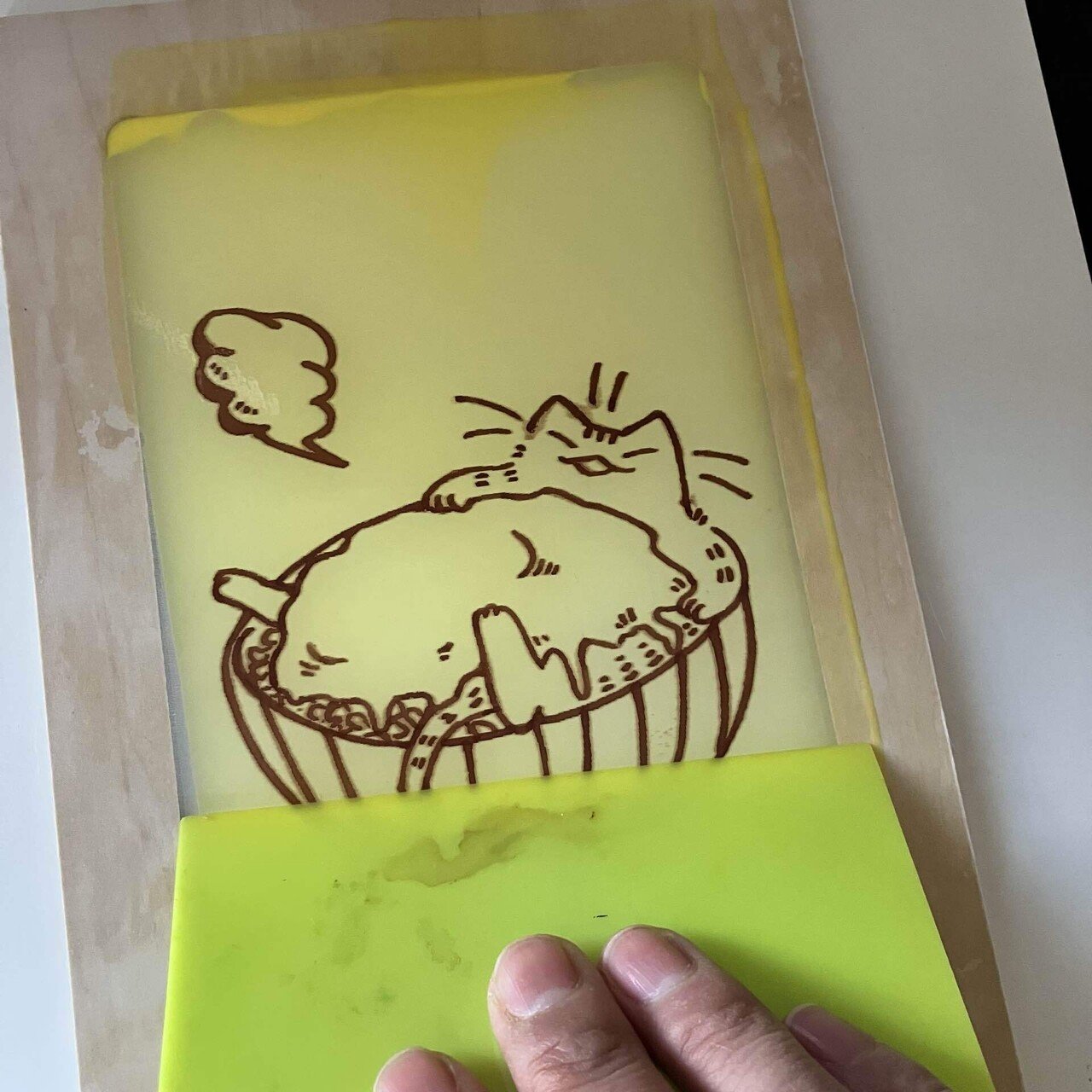 備忘録】おうちでシルクスクリーン製版｜くまきち