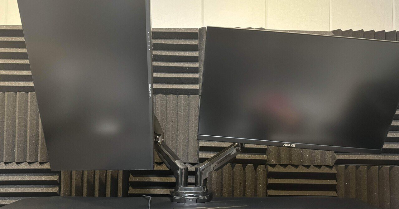 デュアルモニター導入のためにアームを購入！【HUANUO PC