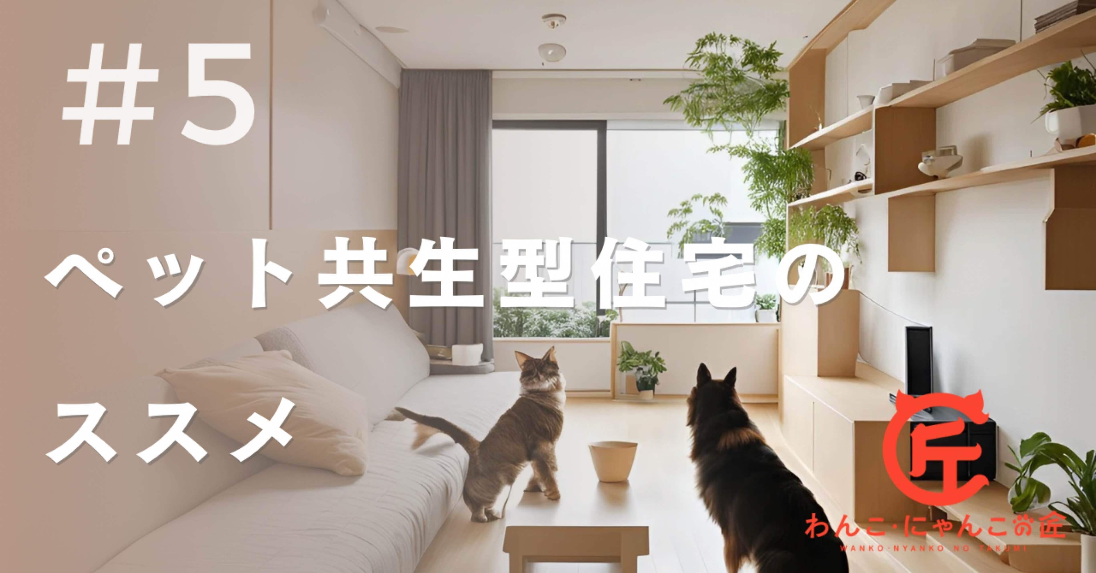 5 ペット共生型住宅のススメ｜日和建設株式会社