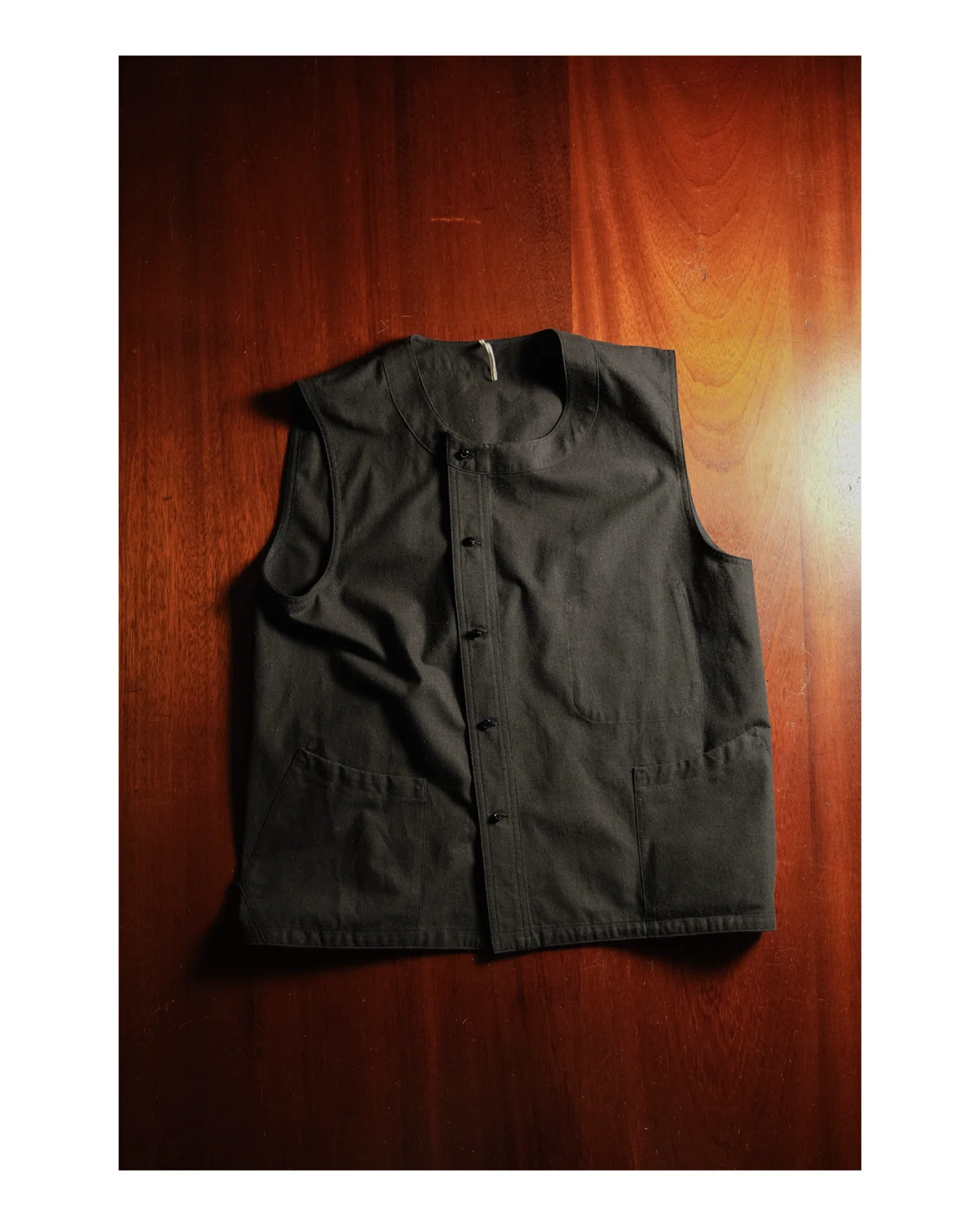 m’s braque 25SS Asymmetry vest 寒いのがいい｜y_s_k117