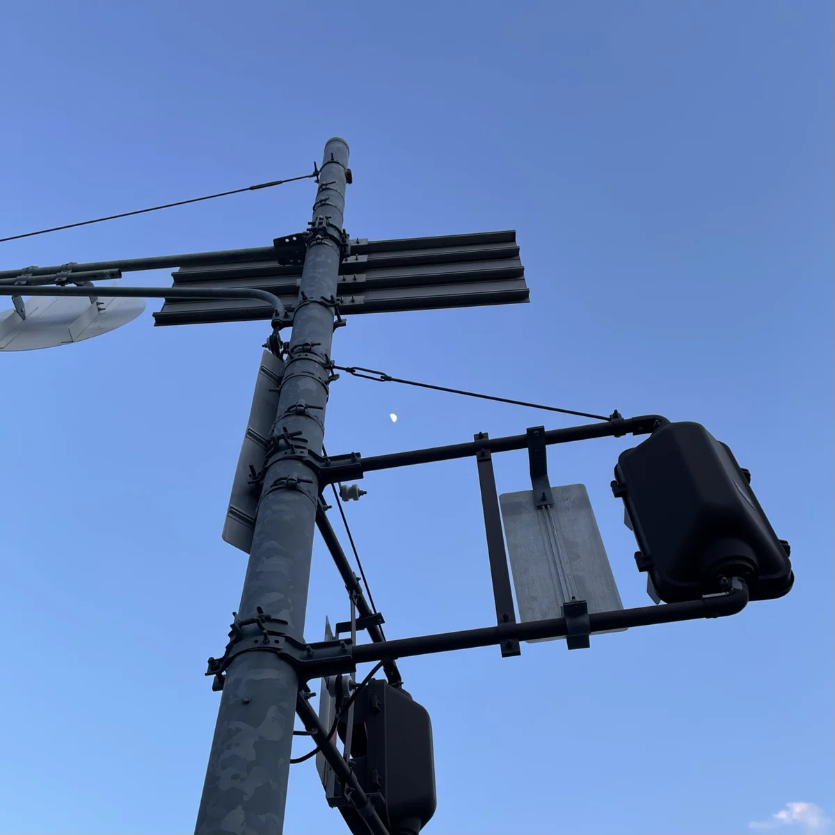 夜空と信号機 夜空と信号機
