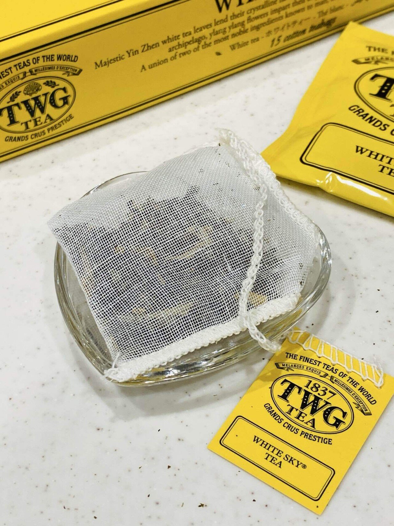 TWG ホワイトナイトジャスミンティ コットンティーバッグ 1箱