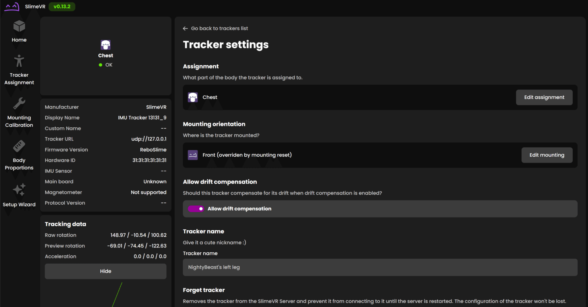 RebocapをSlimeVRで使う｜Daniel81（だにえる）