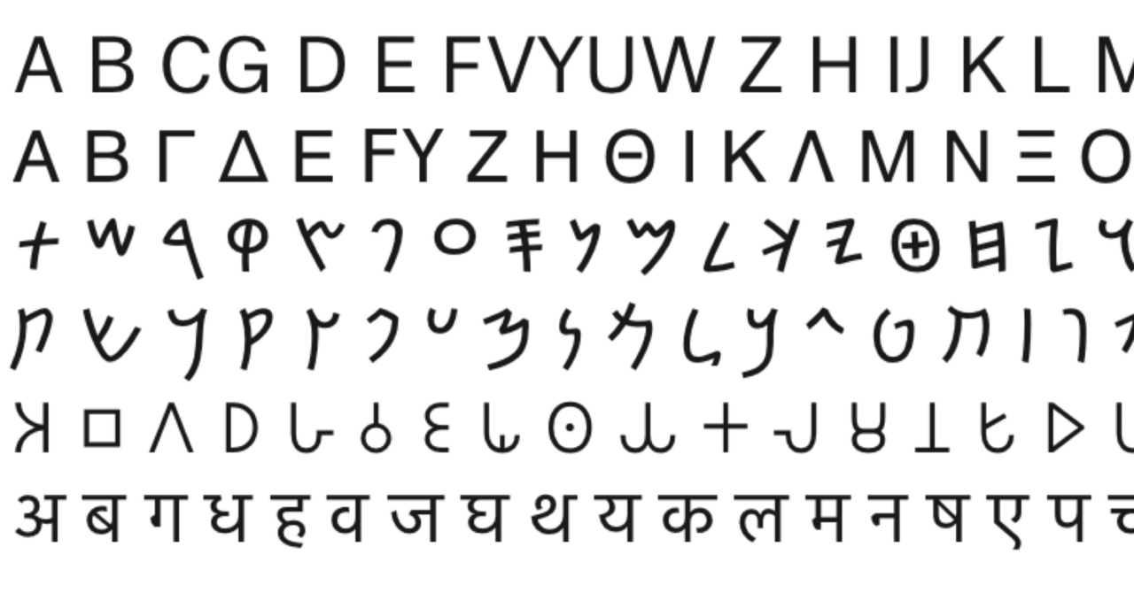 138. アルファベットの印欧比較 [序]｜mozhi gengo