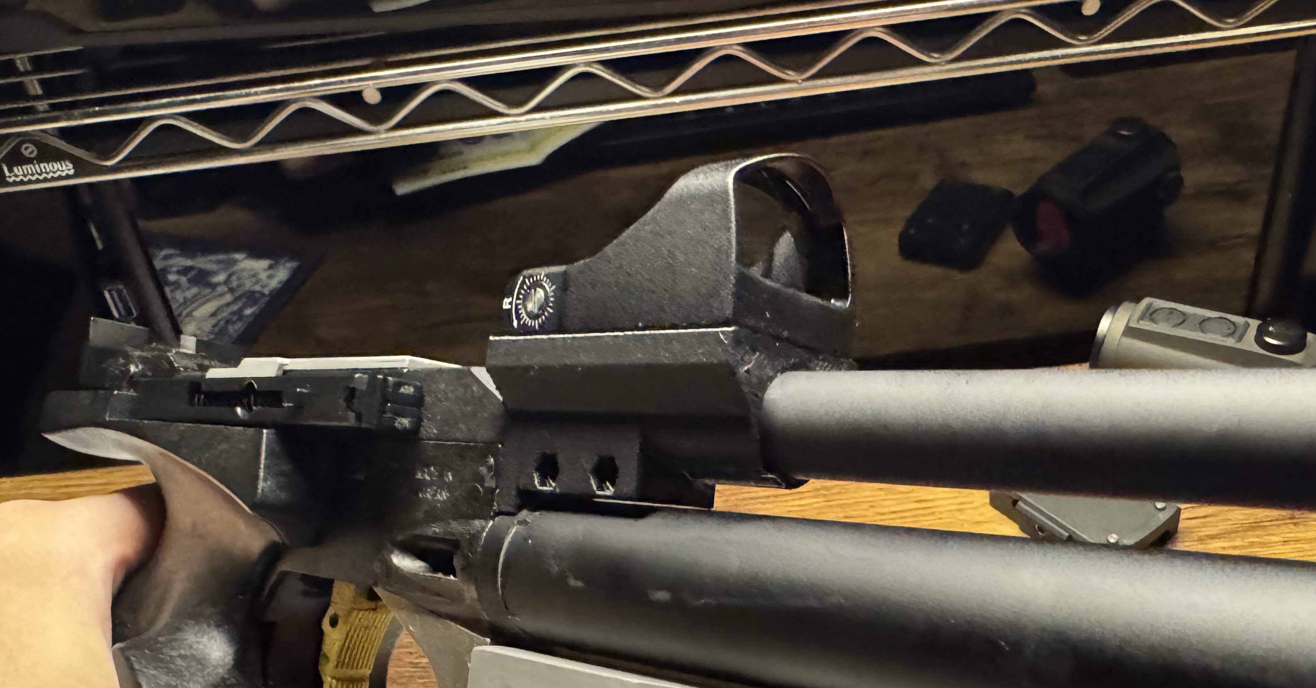 マルゼン APS-3 ダットサイトマウントを作った【3Dプリンタ