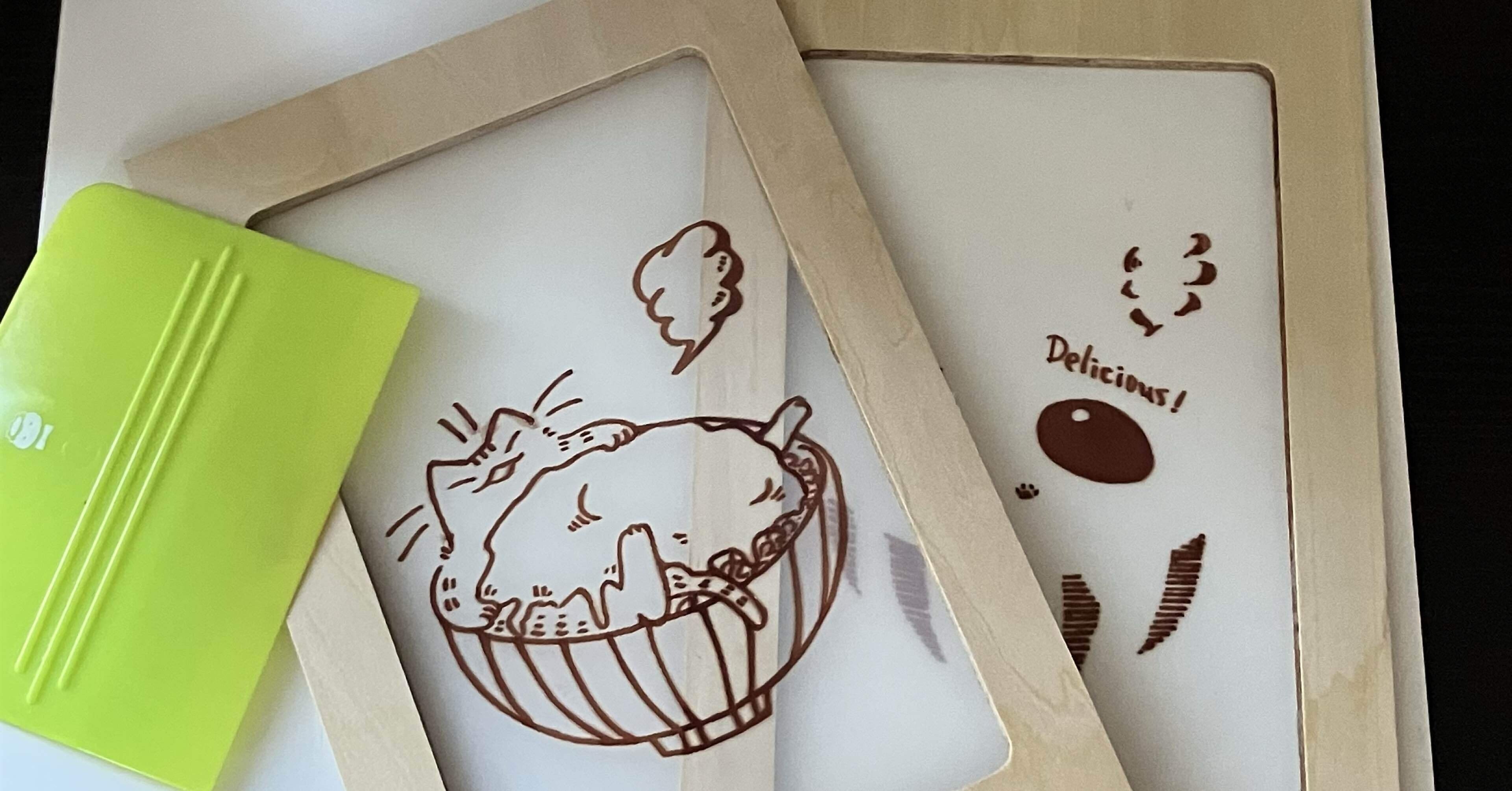 備忘録】おうちでシルクスクリーン製版｜くまきち