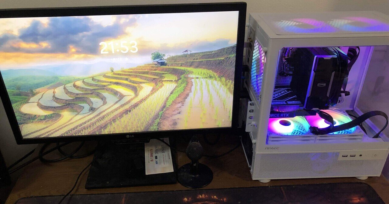 自作デスクトップPC 軽めのゲーム等に　Windows10 自作デスクトップPC 軽めのゲーム等に Windows10