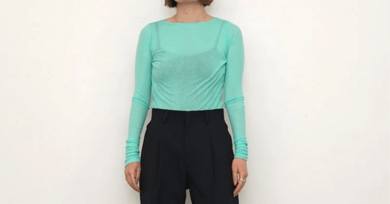 AURALEE】ロングセラーSUPER HIGH GAUGE SHEER RIB BOAT NECK L/S TEE