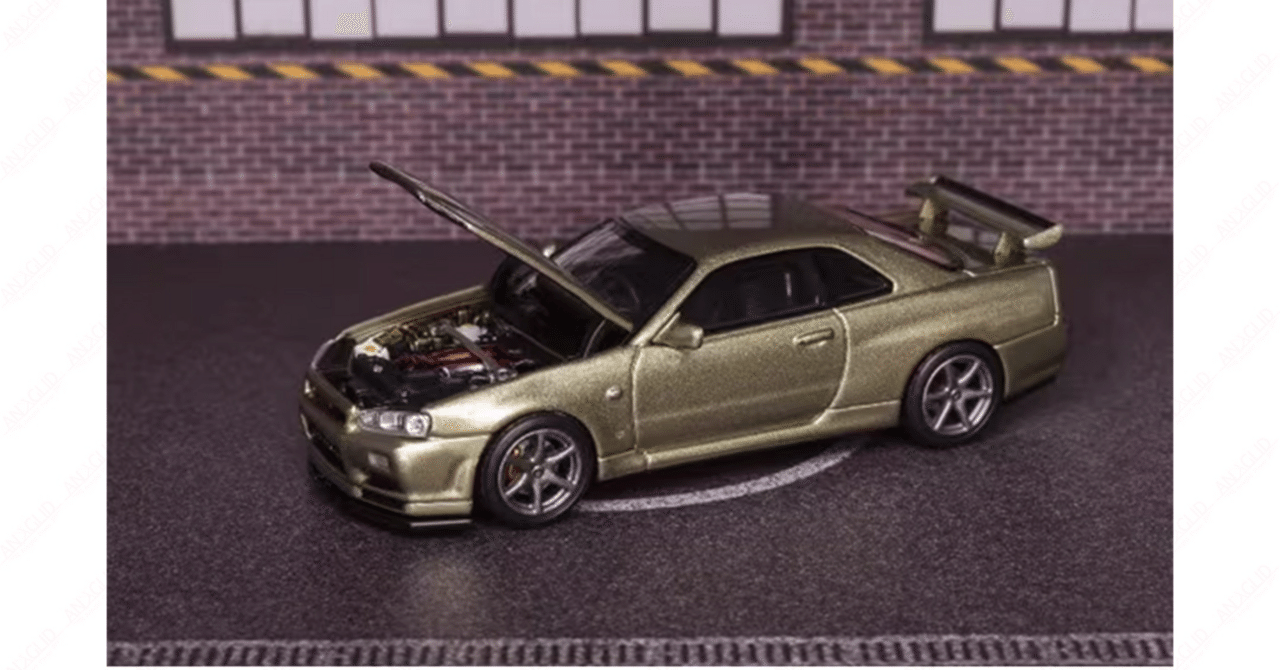 美しすぎるR34 GT-R V SpecⅡ ミレニアムジェイド がMOTORHELIXから