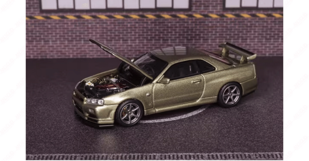 人気沸騰ブラドン 美しすぎるR34 GT-R がMOTORHELIX ミレニアムジェイド SpecⅡ V ホビーラジコン