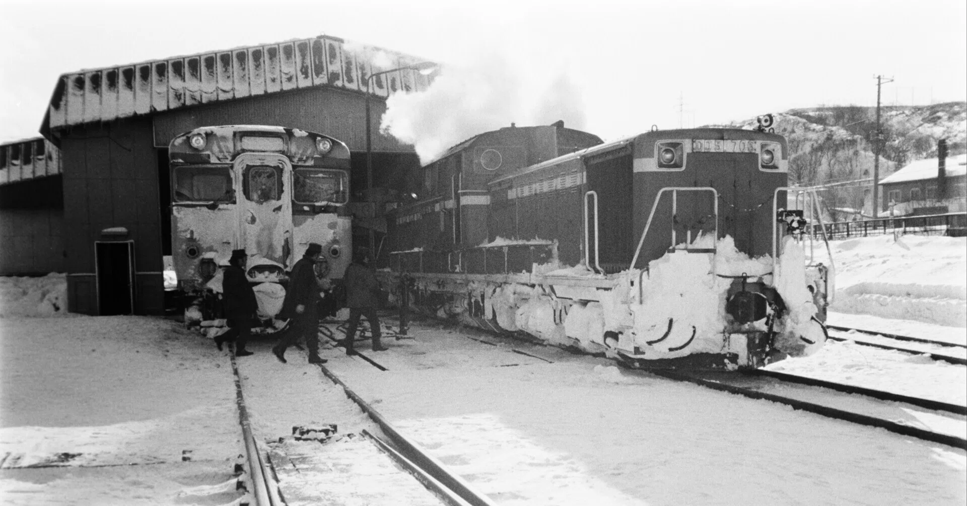 古い 鉄道写真 ネガフィルム 昭和40年代 蒸気機関車 D50267 都電 35系統 17