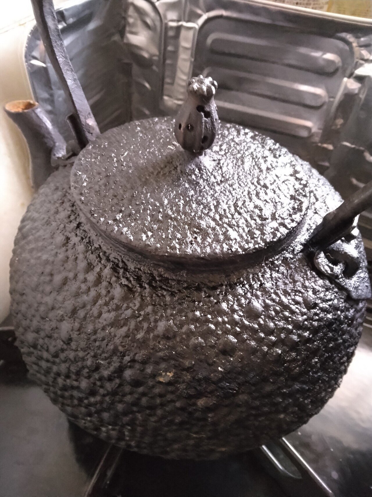 南部鉄器 鉄瓶 ねこ 1.2ℓ