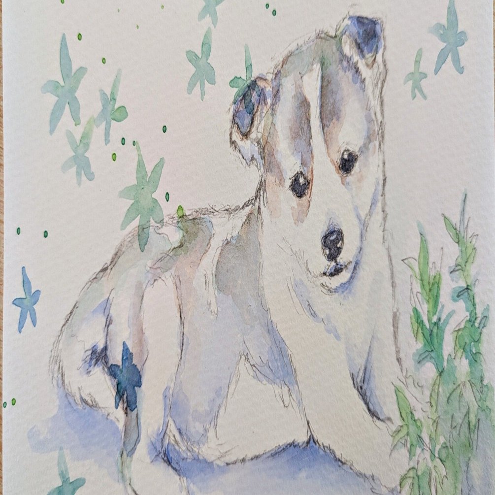 クレヨンの前は水彩画をよく描いてました。｜みゆき