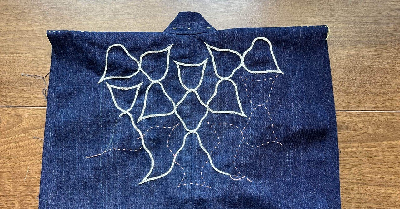アイヌ模様の刺繍 アイヌ模様の刺繍