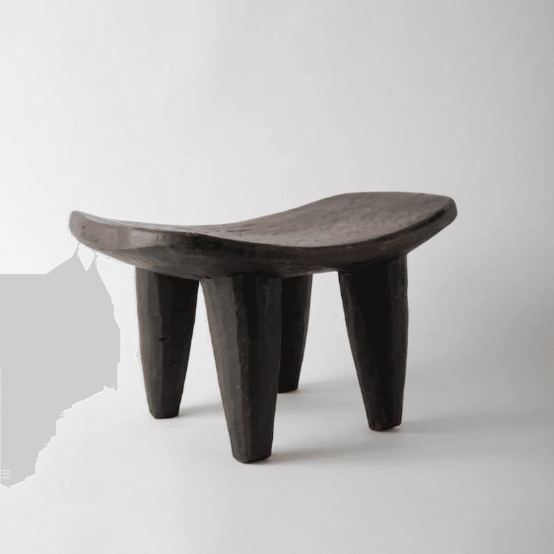 vintage Senufo bench stool table のぞきこん セヌフォ族