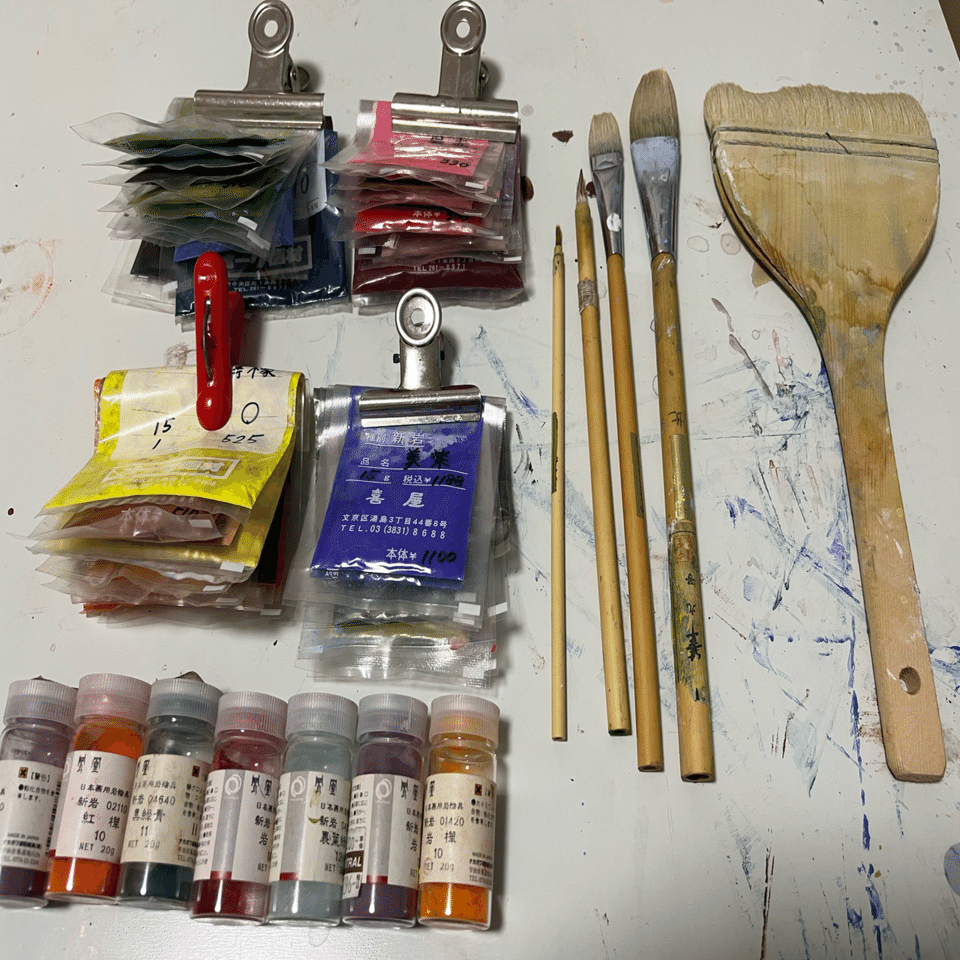 日本画の素材について-美しい世界を創り出す秘密｜札幌日本画ラボ