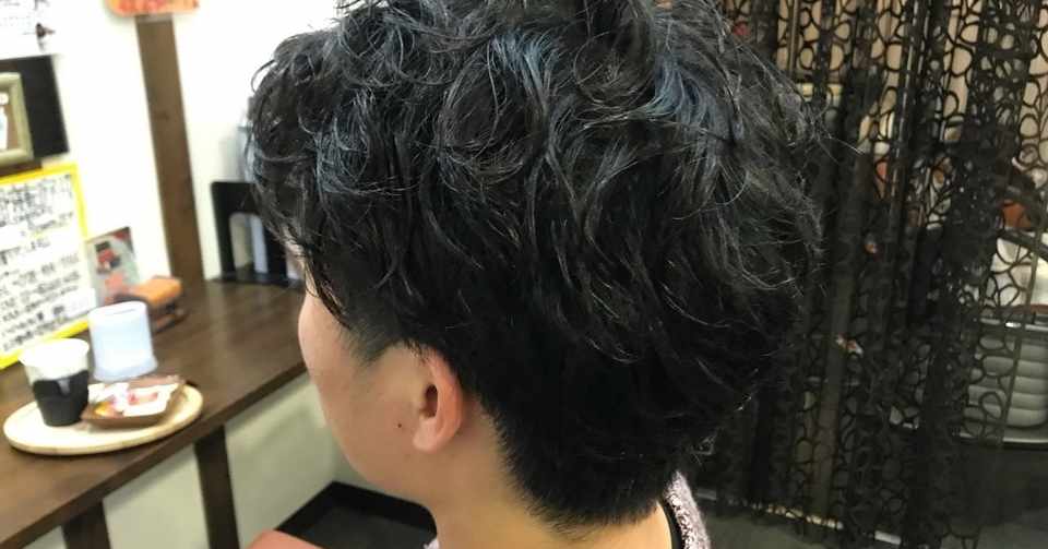 メンズパーマ 神戸市灘区美容室flower 美容師 大坪 沙椰 Note