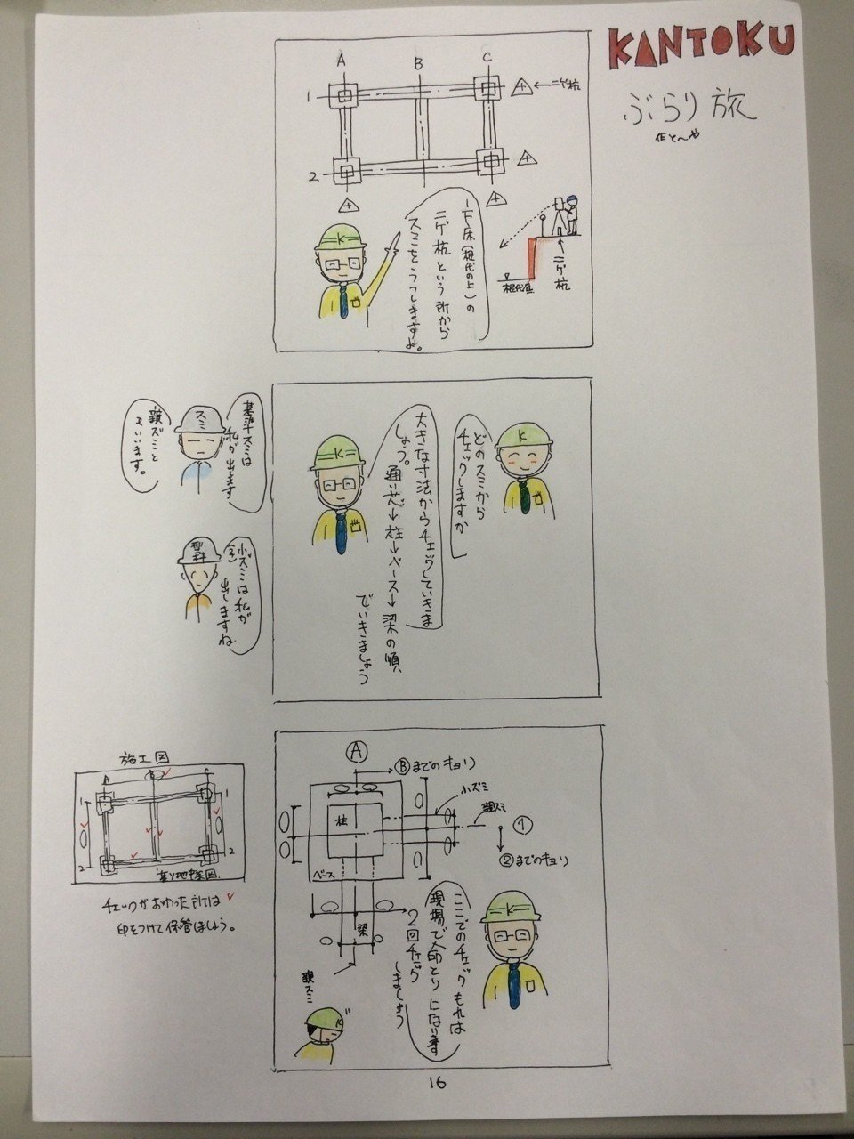 初めて現場監督のイラスト ル Note