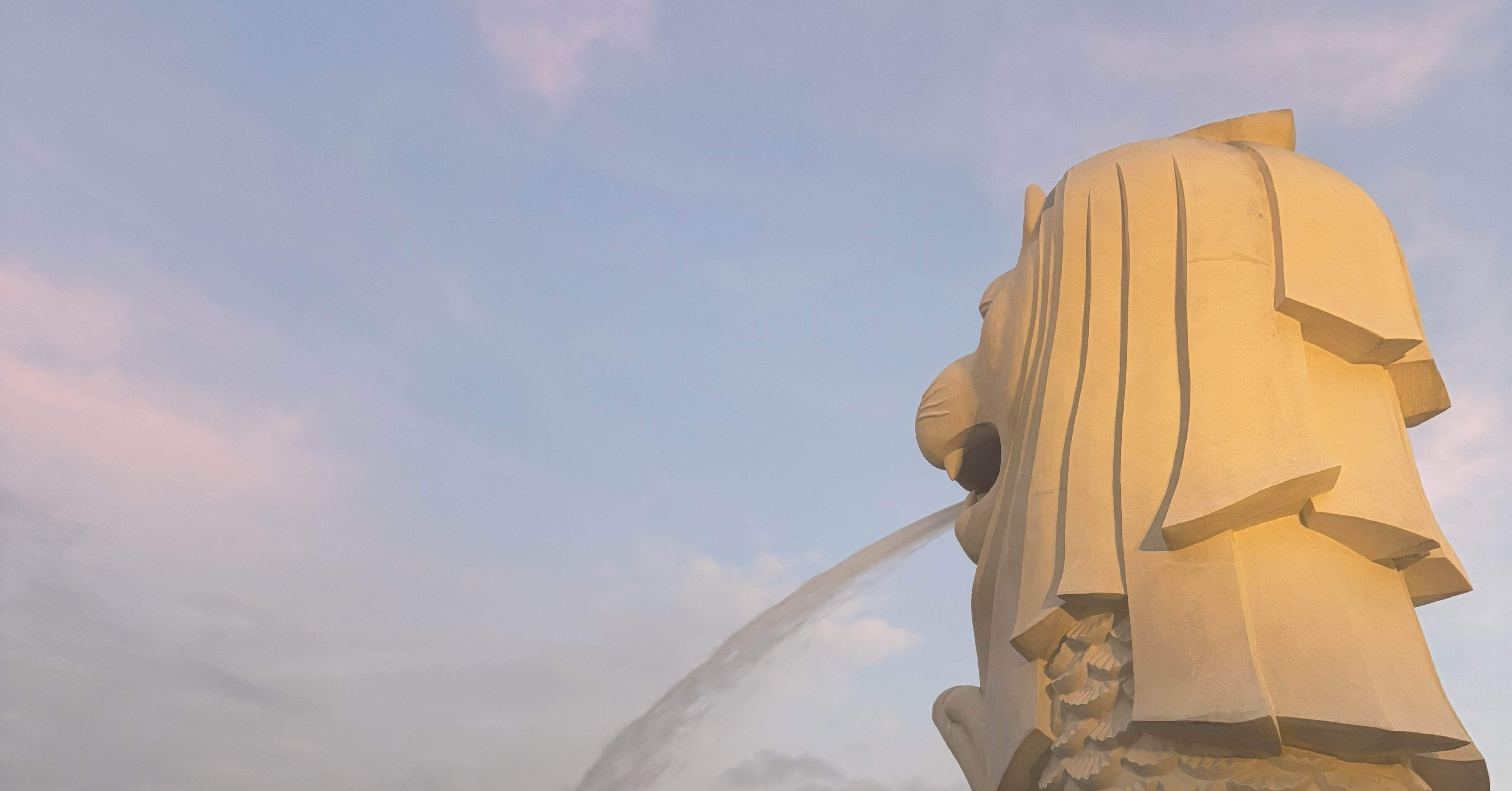 マーライオンにご対面 | シンガポール日記｜Yuuri