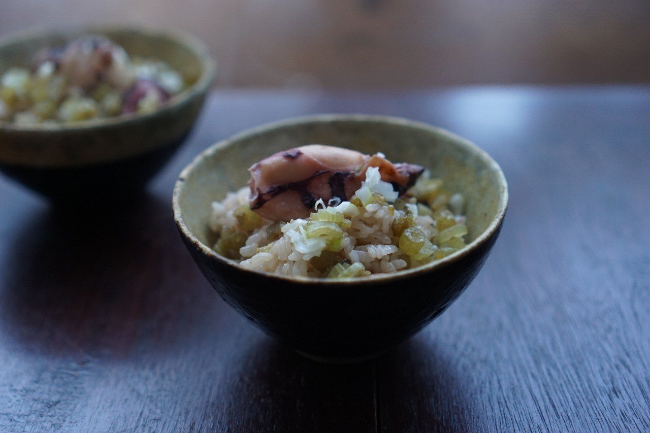 香りでお腹がすいてくる 小ヤリイカの炒め物 ごはん篇 Ogochiho Note