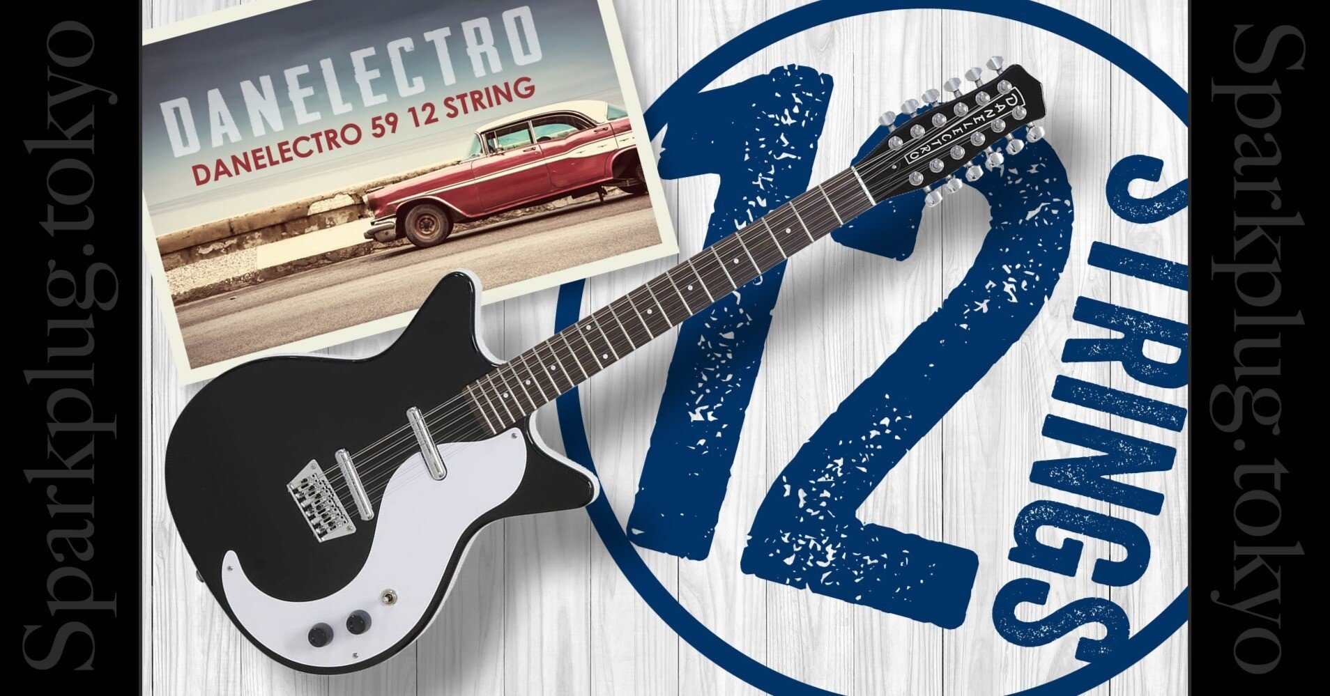 Danelectro12 STRINGS 12弦ギターダンエレクトロ 59 Amazon.com: Danelectro 12SDC 12-String Electric Guitar Black