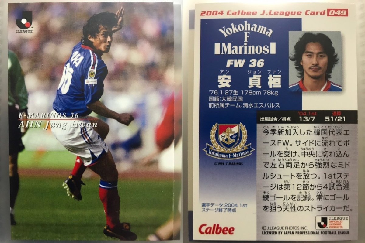 Jリーグチップス、日本代表チップスカード　2004年〜2009年のカード Jリーグチップス、日本代表チップスカード 2004年〜2009年の