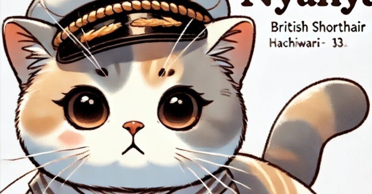 キャプテンにゃあにゃあ、イメージ画像をつくる。｜Saito sayuri