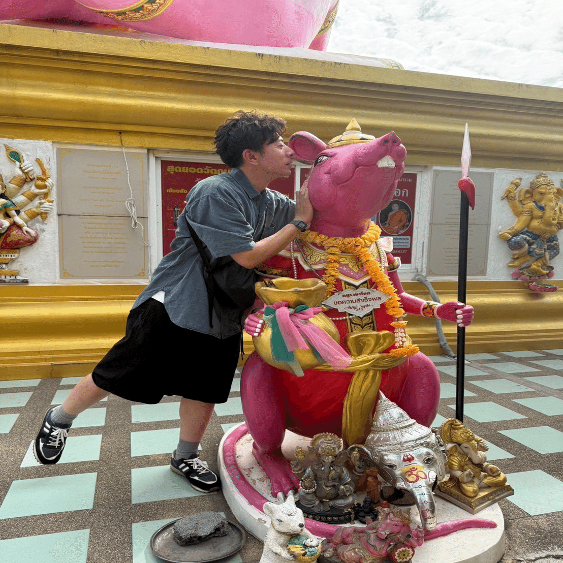 タイ旅行2024④ | ピンク・ガネーシャのハイスピードご利益について