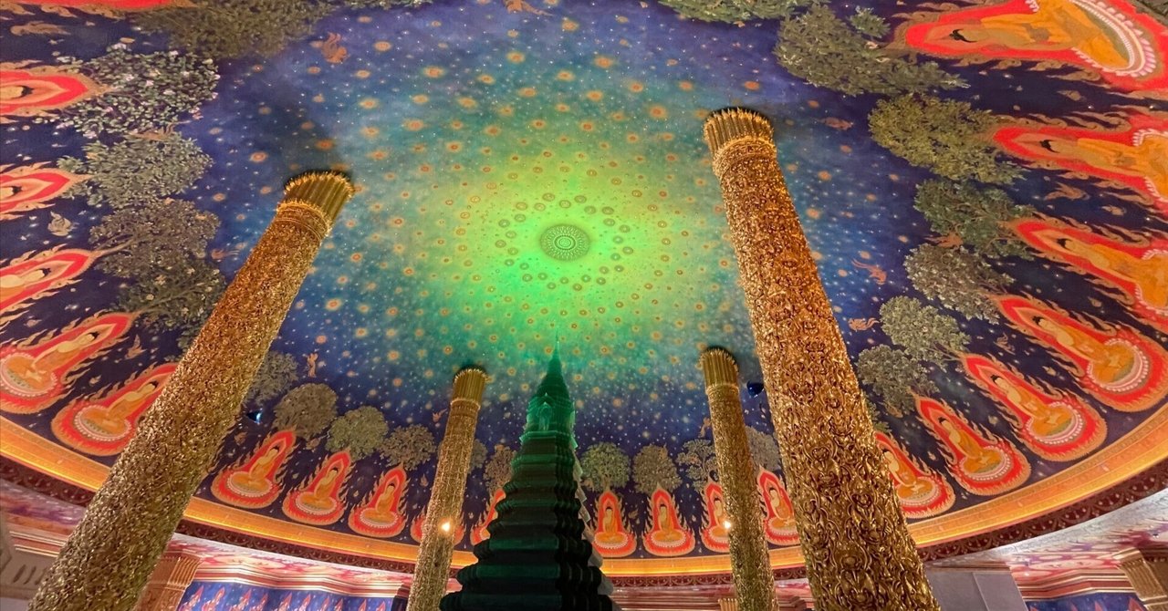 タイ寺院巡り)#1 ワットパークナム｜Siam Fan/ハイブリッド