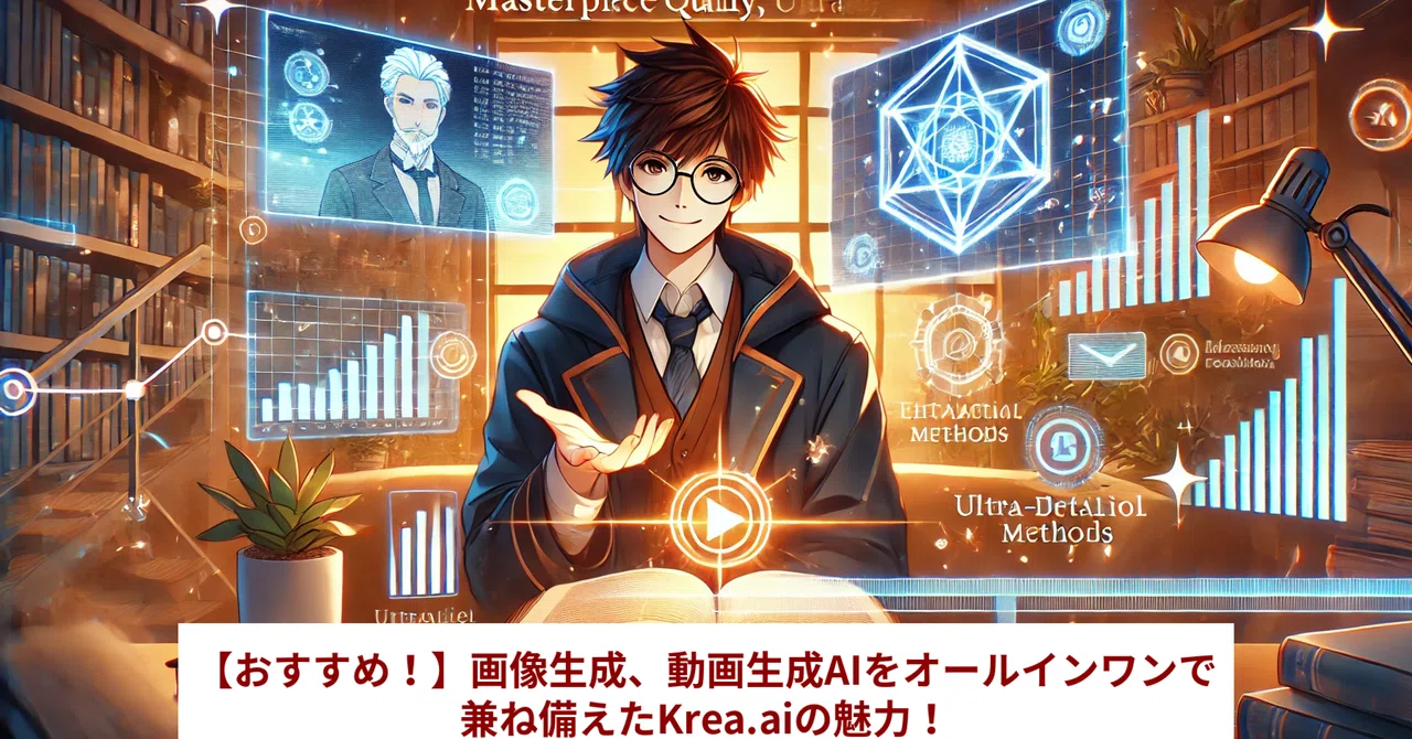 【おすすめ！】画像生成、動画生成AIをオールインワンで兼ね備えたKrea.aiの魅力！