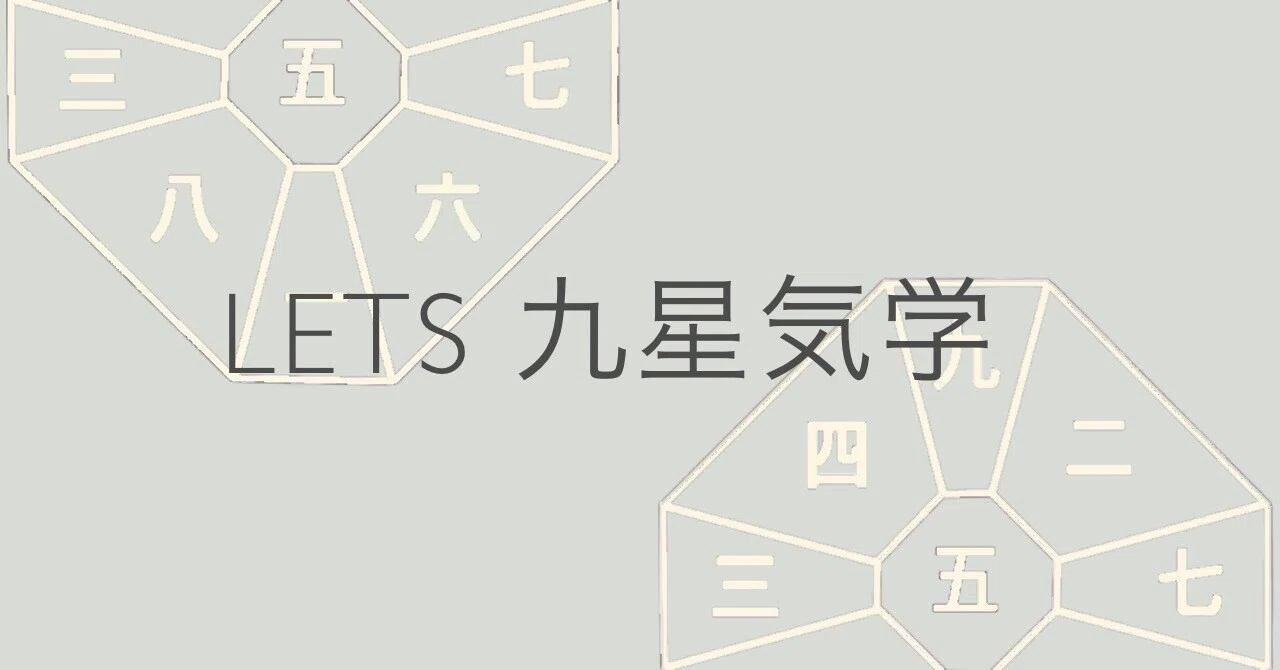 気軽に気楽に「LETS九星気学」！【＃3／吉方・凶方を調べよう（方位の