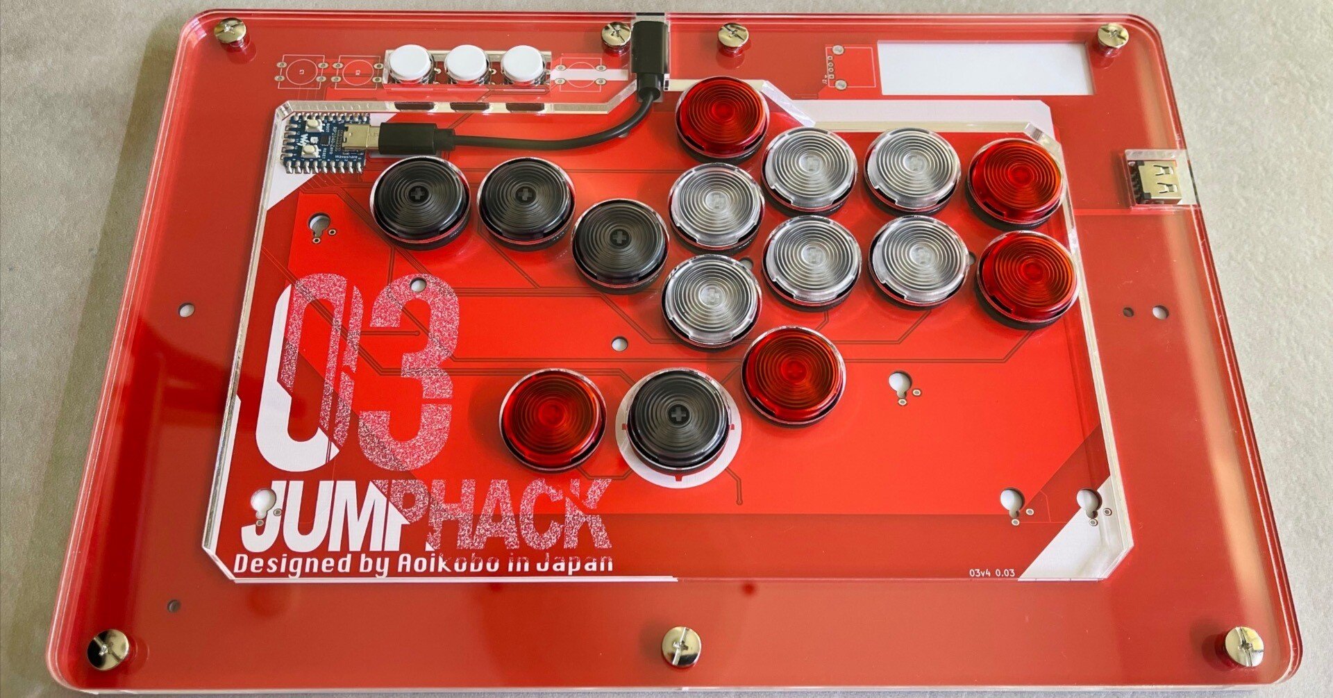 碧井工房 JumpHack03（第2世代）スト6向けレバーレス