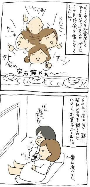 妊娠レポ 里帰りと臨月の体重増加 オキエイコ Note