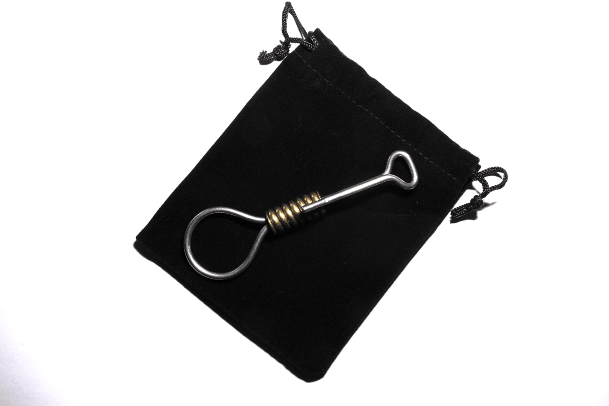 BLACK SIGN Main Lodge / Hang Noose Key Chain / Stainless×Brass