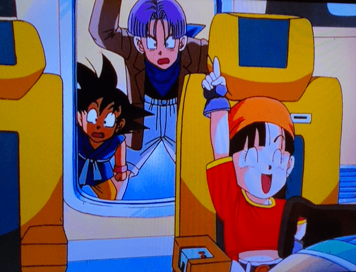 ドラゴンボール GT 背景合致 セル画 ビーデル ＆ パン - メルカリ