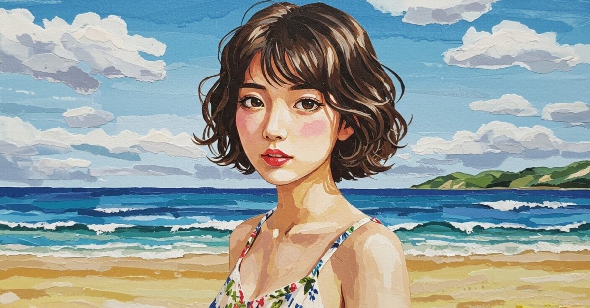 全日本送料無料 コラージュ ImageFX＋ & Creator @Image 女子、海岸 de 写真・グラフィック