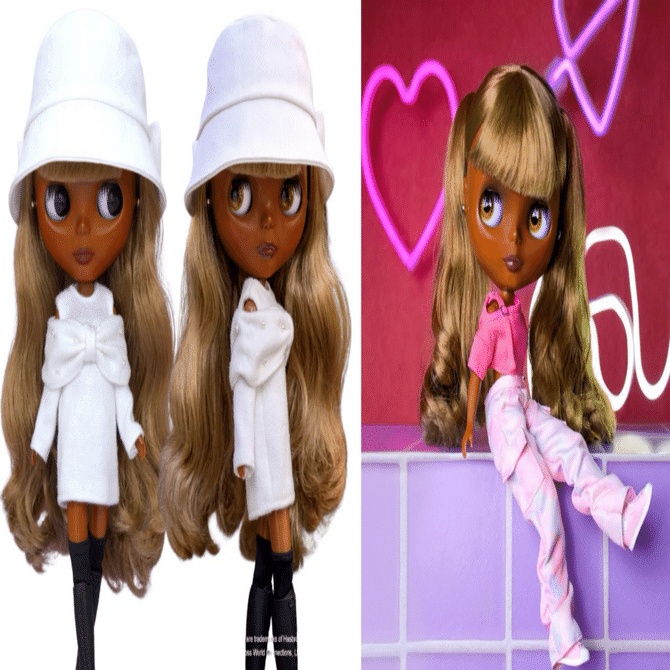 🍫チョコ肌🍫ブライス＃ラブ♡ジェイラのおめめがきゅりゅりゅん♪｜る