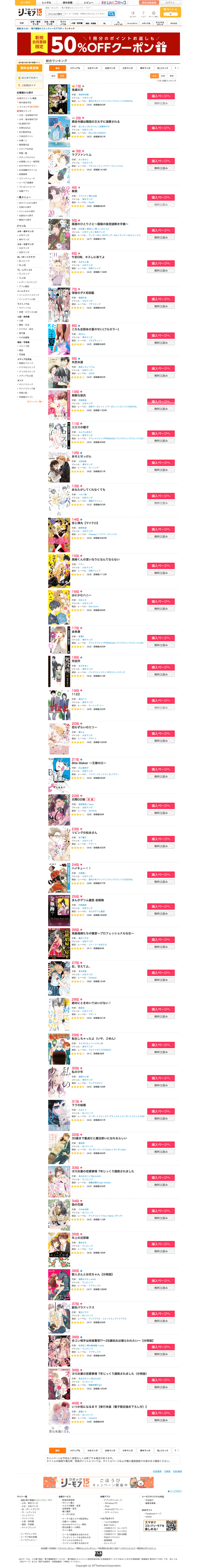 19年11月のマンガランキング 電子書籍版 をオススメついでに分析します ぶしざわブロック Note