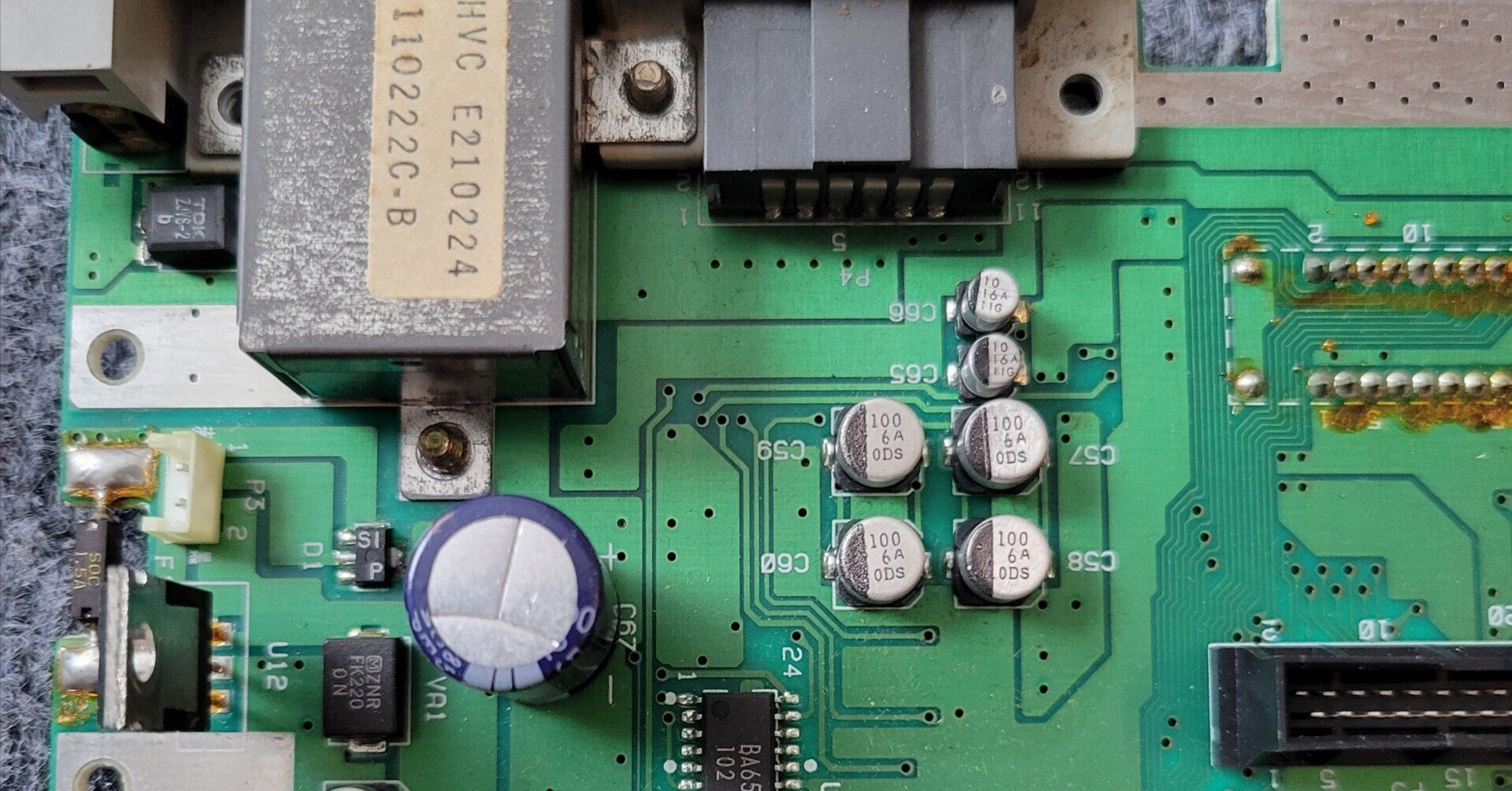 ✓映像コンデンサ新品交換 スーパーファミコン 令和使用レストア