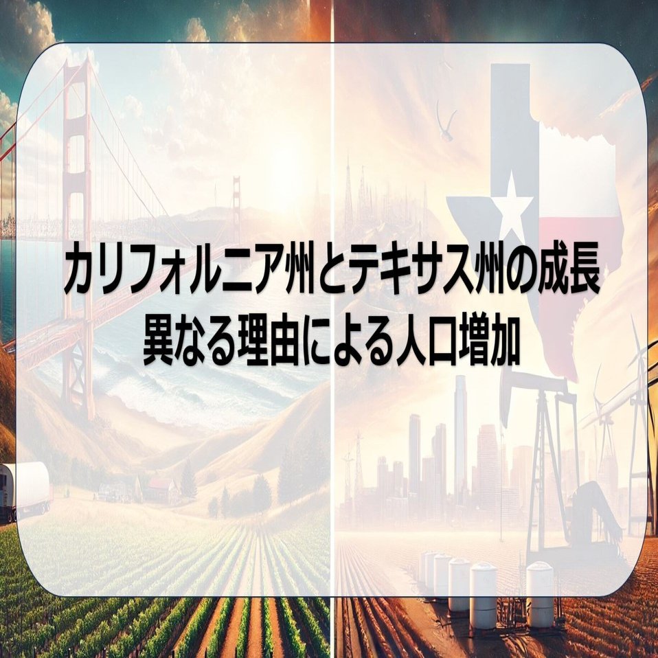 カリフォルニア州とテキサス州の成長：異なる理由による人口増加｜OPR Real Estate News