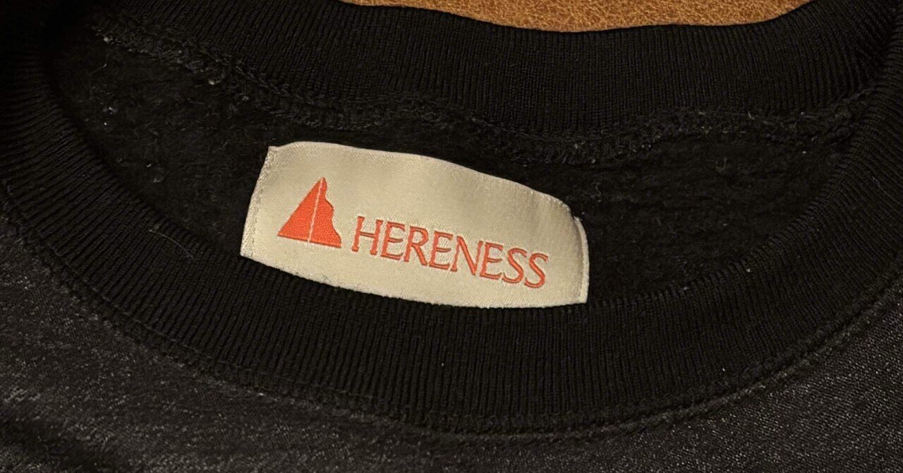 試着のみ！HERENESS ヒヤネス FLUFFY WOOL SWEAT 試着のみ！HERENESS ヒヤネス FLUFFY WOOL SWEAT